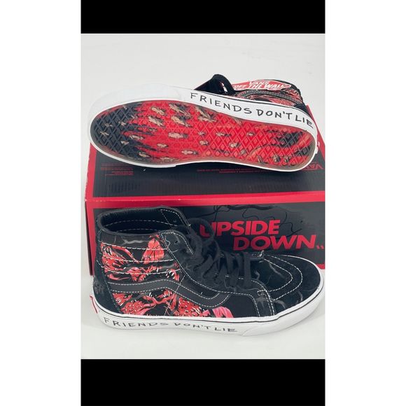 Vans Sneakers Sk8 Hi Netflix Stranger Things Upside Down Men Size 10 New - Picture 4 of 9